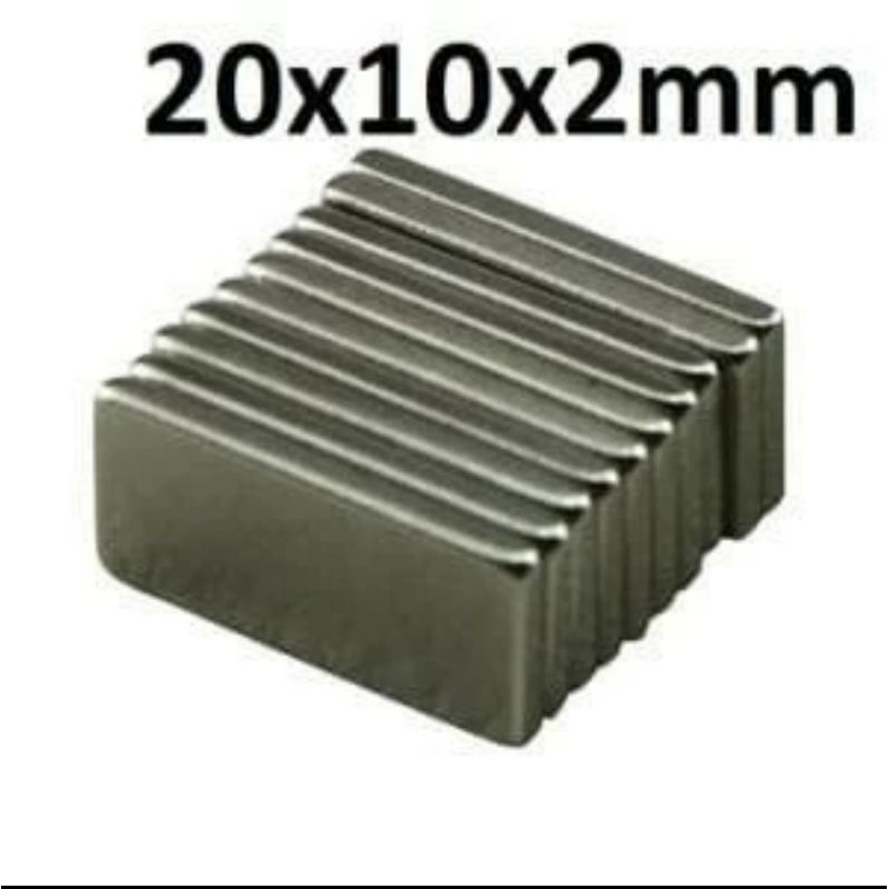 Magnet NEODYMIUM Kotak uk. 20x10x2mm