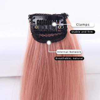 Color Wig Highlights One Piece Straight Hair Accessories Rambut Sambung 9157