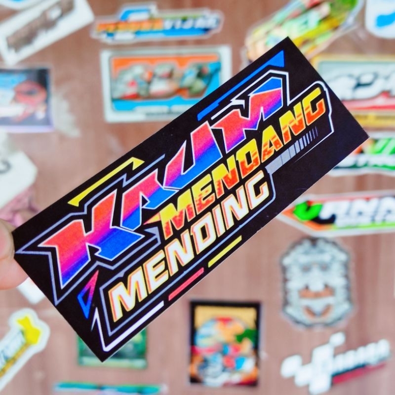 Stiker kaum mendang mending