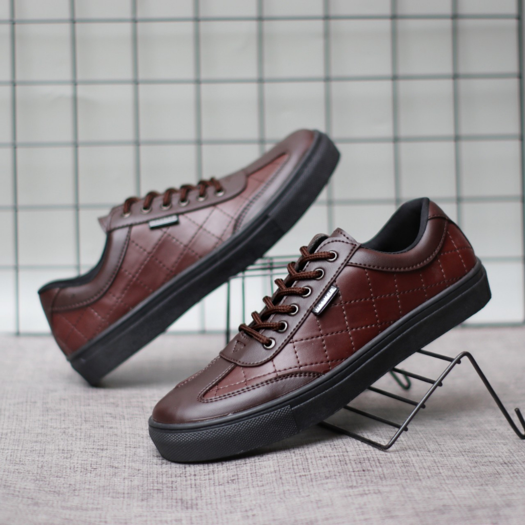 Sepatu Formal Pria Pantofel Kulit Kerja Casual Original Sneakers Pedro Hitam Brown Kantor Kuliah Pesta Kondangan Kasual Fashion Branded