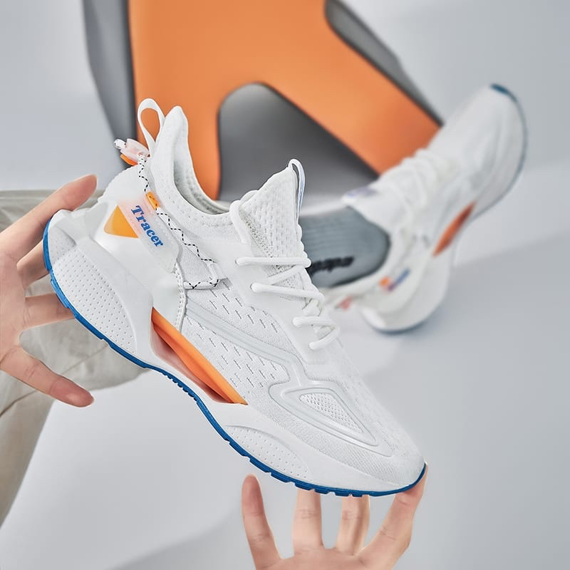 GROSIRTAS LV0275 Sepatu Sneakers Pria Import Sport Running Shoes Fashion Tracer Terbaru