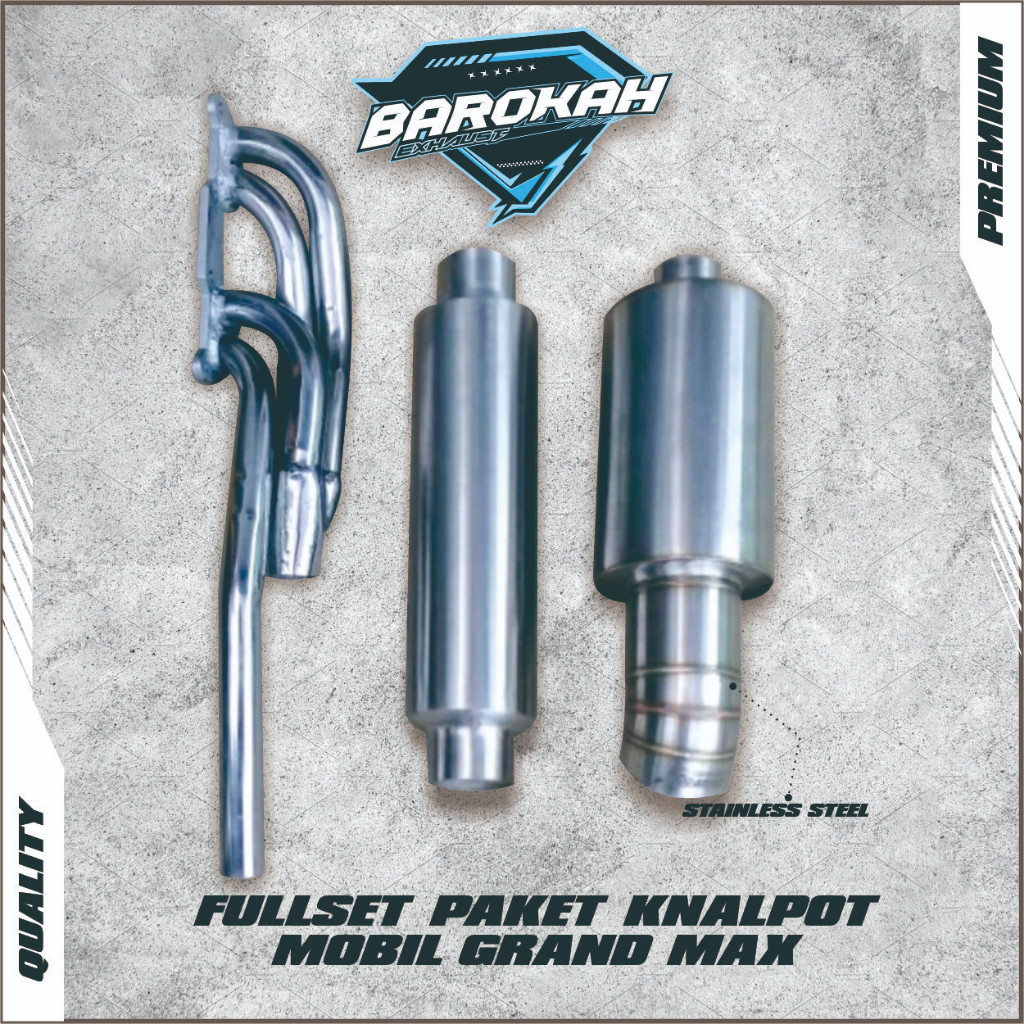 FULLSET PAKET KNALPOT MOBIL GRAND MAX BERKUALITAS