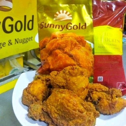 

Ayam goreng renyah Sunny Gold Fried Chicken 500 G