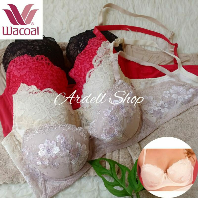 CW WACOAL LULUDI BRA WANITA KAWAT CUP RENDA MIX IB4815 CRM