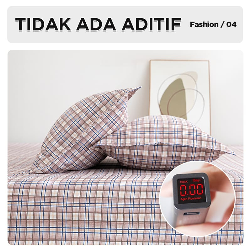 DISKON SPREI 160X200CM MOTIF ASTHETIC MOTIF KOTAK SPREI CANTIK SPRAI ANAK