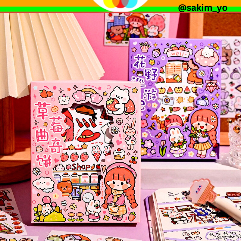 

Sticker Deco Aesthetic Lucu Momo Stiker Anti Air Tumblr DIY Hp Cassing Case Casee Stiker Motif Kartun Lucu ala Korea Dekorasi Buku Diary Memo Journal Catatan Harian Anak Sekolah Alat Tulis Bahan Stiker Transparant Bisa Untuk Kado Ulang Tahun