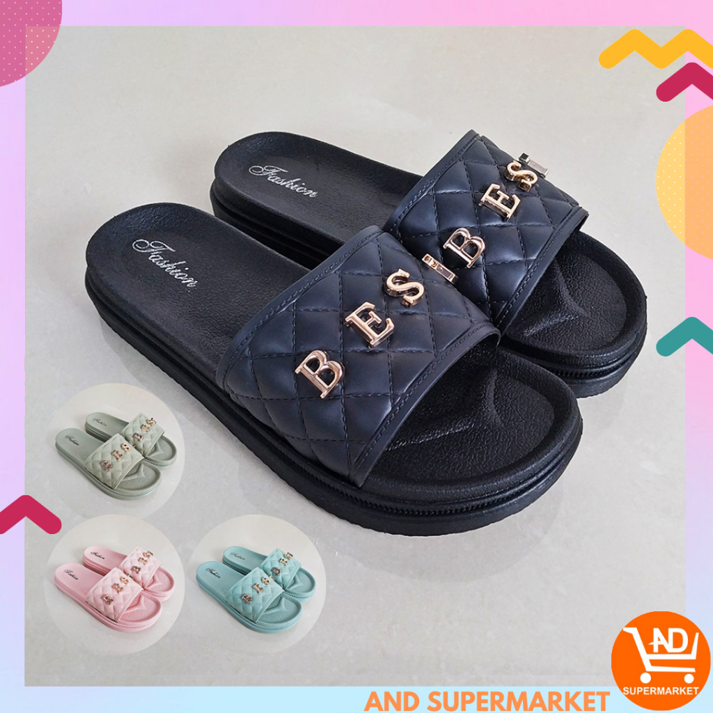 AND / COD / Sandal Slip On Wanita Import / Sandal Wanita Kekinian / Sandal Selop Wanita Terbaru / Sandal Jalan Wanita SPT-51