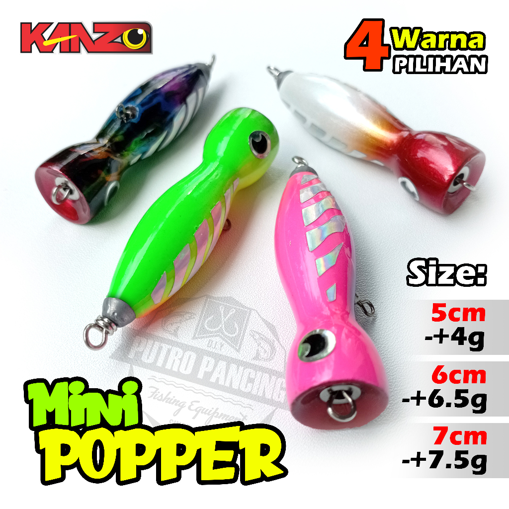 Lure Mini Popper Hand Made Kayu