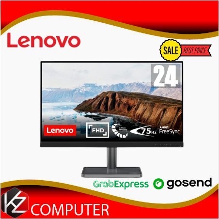 LED Monitor LENOVO L24I-30 IPS FHD HDMI VGA Eye Caring 75Hz - L24i-30