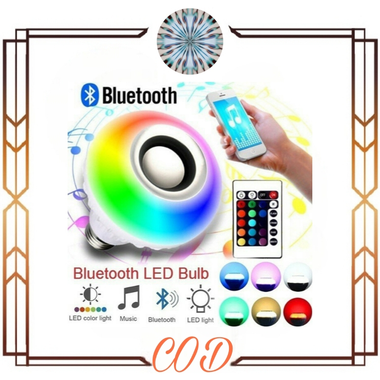 [COD] BOHLAM SPEAKER MUSIC BLUETOOTH 2 IN 1 / BOHLAM LED SPEAKER BLUETOOTH / BOLA LAMPU MUSIk