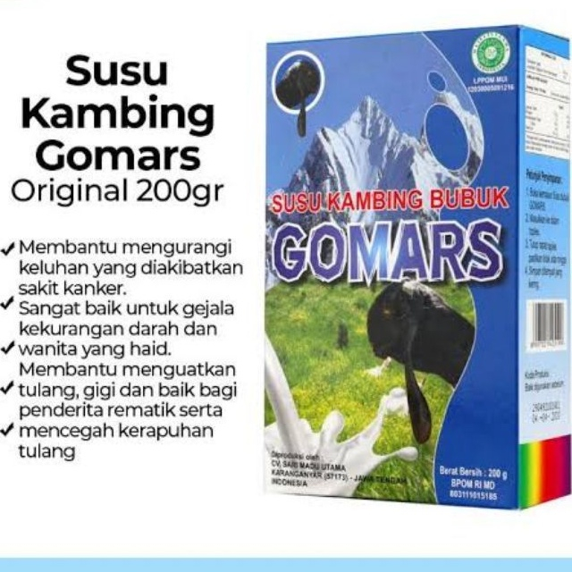 

GOMARS - Susu Kambing Etawa Bubuk 200 gram Susu Etawa Original 100%