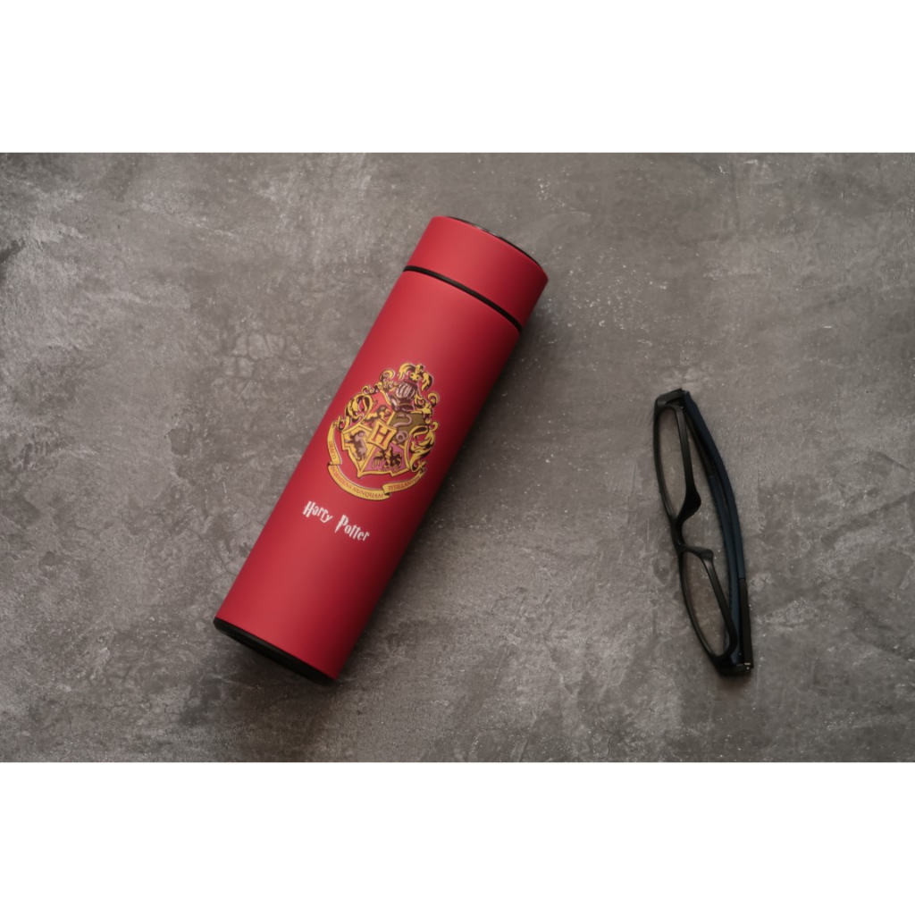 Botol minum stainless Pengukur suhu digital termos vacuum tumbler travel mug  TM0331 Red