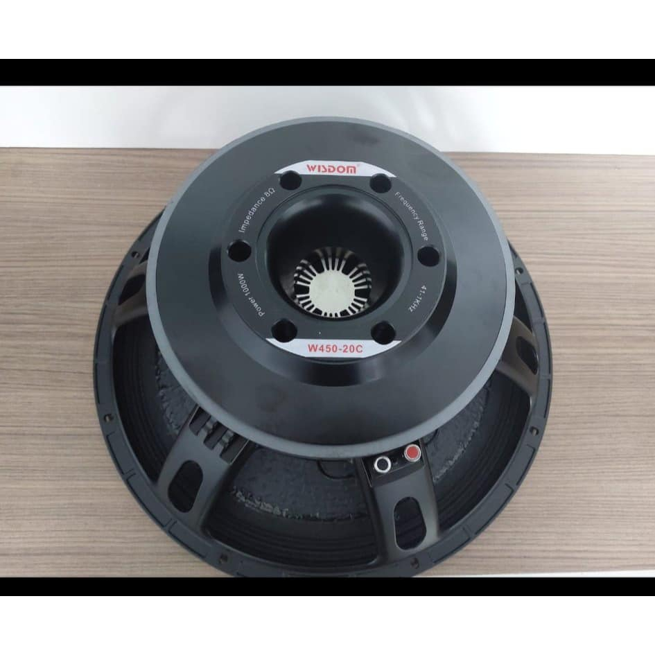 Speaker Wisdom 18 Inchi - W450-20C W450 20C 1000 Watt Original