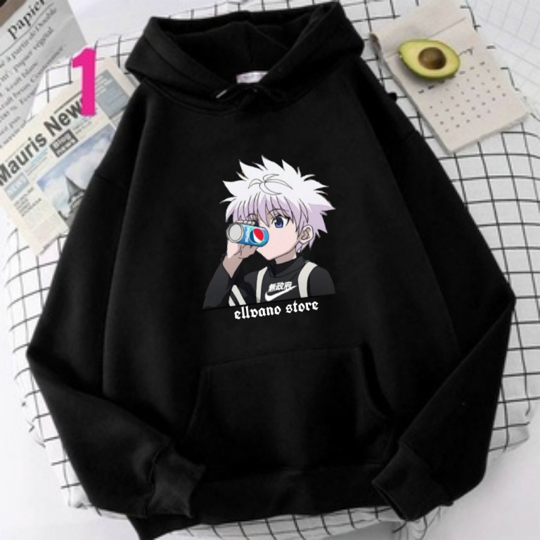 SWEATER HOODIE ANAK LAKI-LAKI ANIME KILUA PEPSI