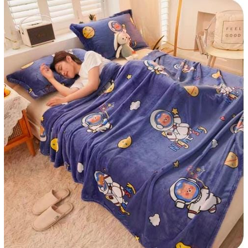 NEW!!! SELIMUT BULU DEWASA SUPER HALUS DAN LEMBUT SIZE UK 150x200 MOTIF TERBARU