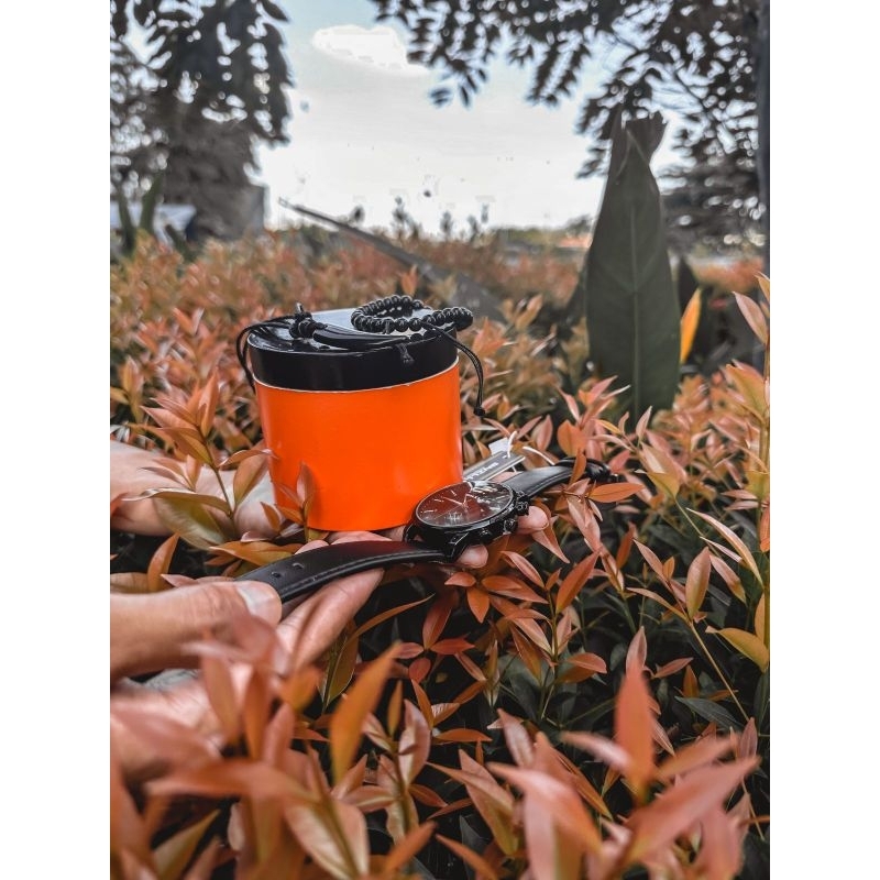 jam tangan SNILLE pria gratis gelang dan kalung (dhon store)