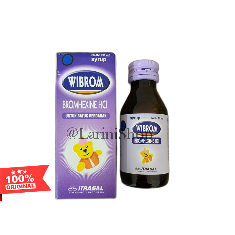 WIBROM 4MG/5 SIRUP 60 ML OBAT BATUK DAN PILEK ITRASAL
