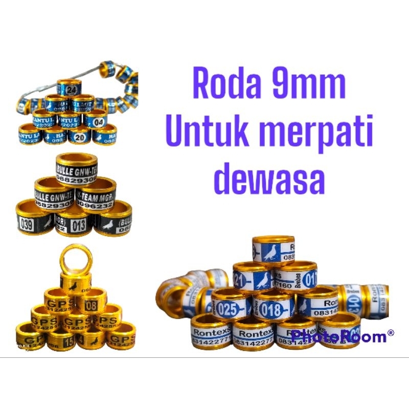 RING BURUNG MERPATI DEWASA 9mm model terbaru
