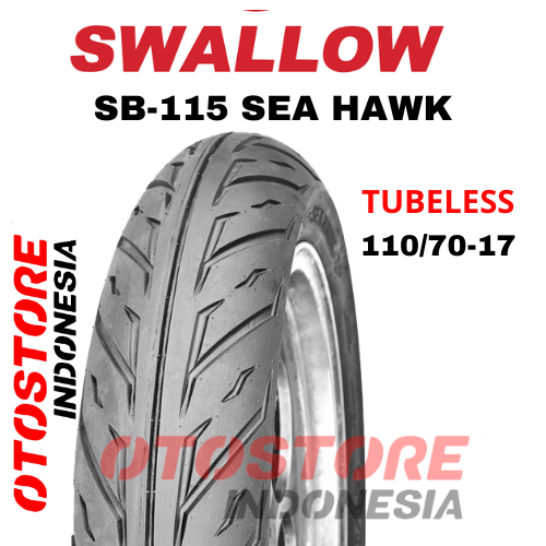Ban Luar Motor Swallow SB-115 SEA HAWK 110/70-17 RING 17 Tubeless  ban motor BAN MOTOR SUPRA JUPITER