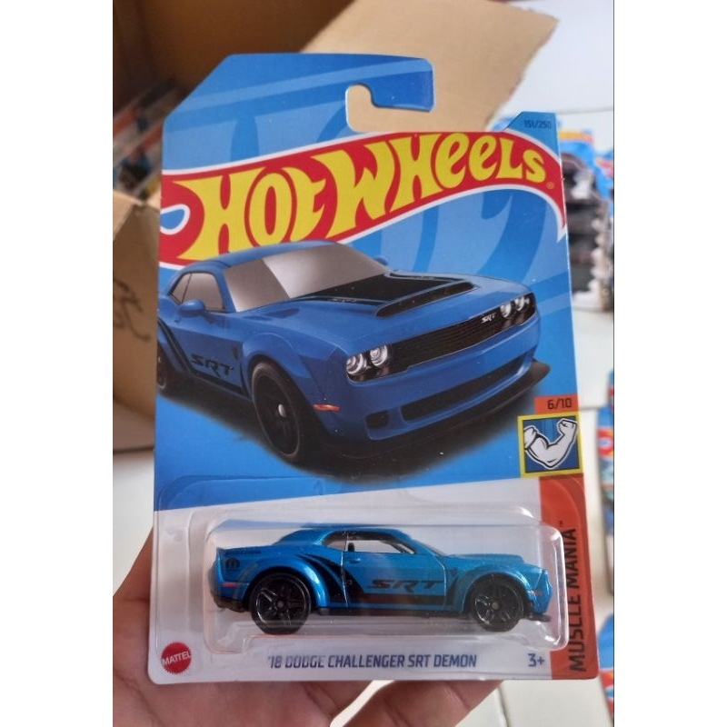 hotwheels 18 DODGE CHALLENGER SRT DEMON HW MUSCLE MANIA