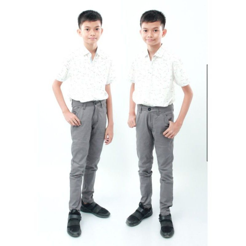 Celana Penjang Chinos Remaja Tanggung Kancing Size 24 - 29