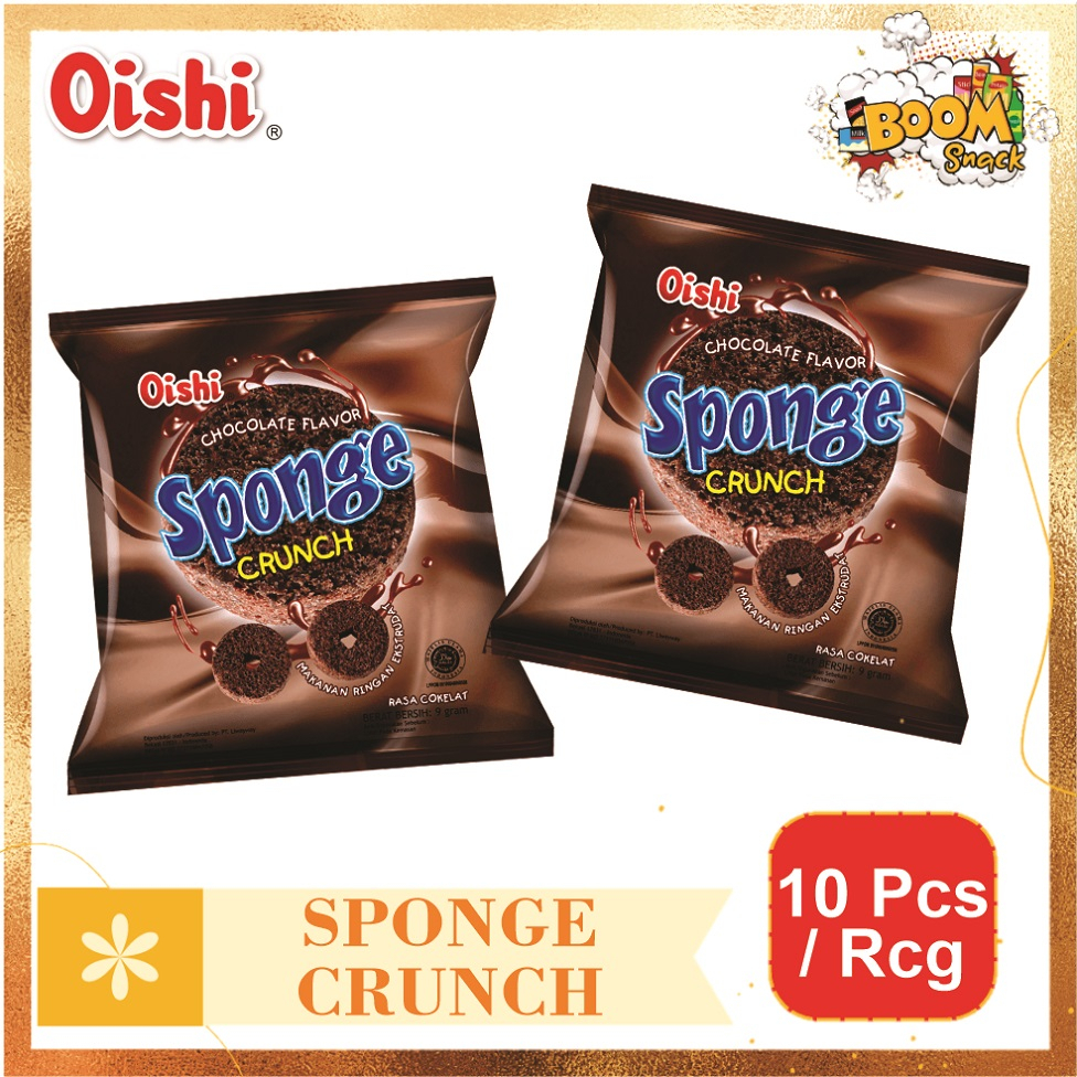 Oishi Sponge Crunch Isi 10pcs