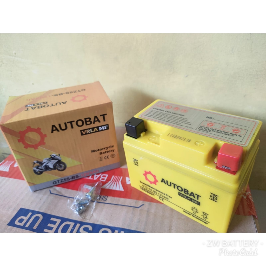 AKI MOTOR MIO SOUL, MIO GT, MIO M3/Z, FINO, XEON, X-RIDE, GENIO GTZ5S UNIBAT 4,5 AH