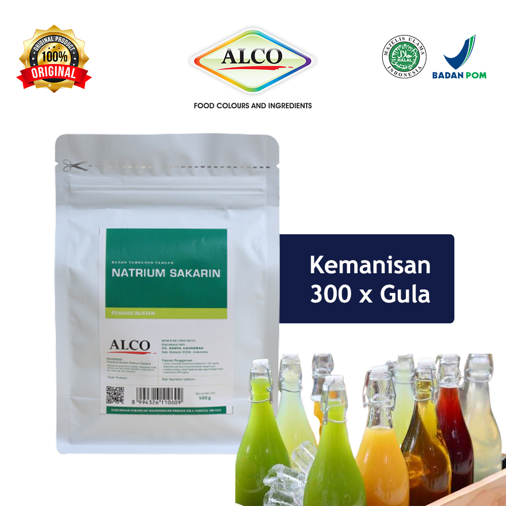 Natirum Sakarin Sari Manis Pemanis ALCO 500 gr