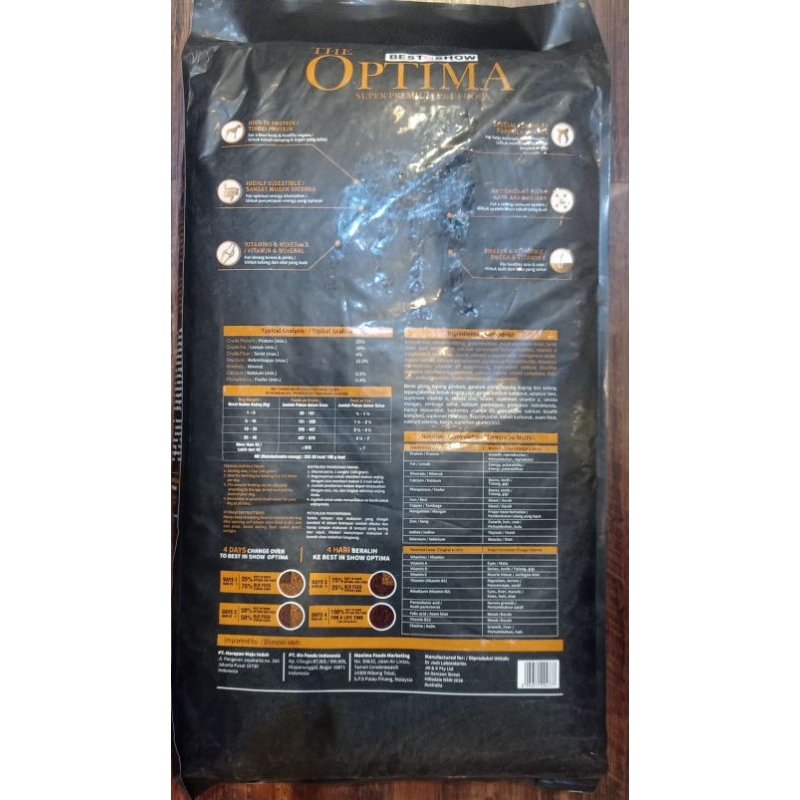 Optima Adult Lamb 18.14kg / Dogfood Kering Optima Lamb