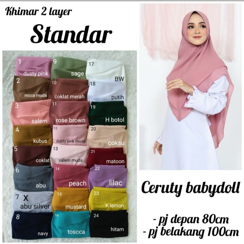 khimar ceruty babydoll layer 2