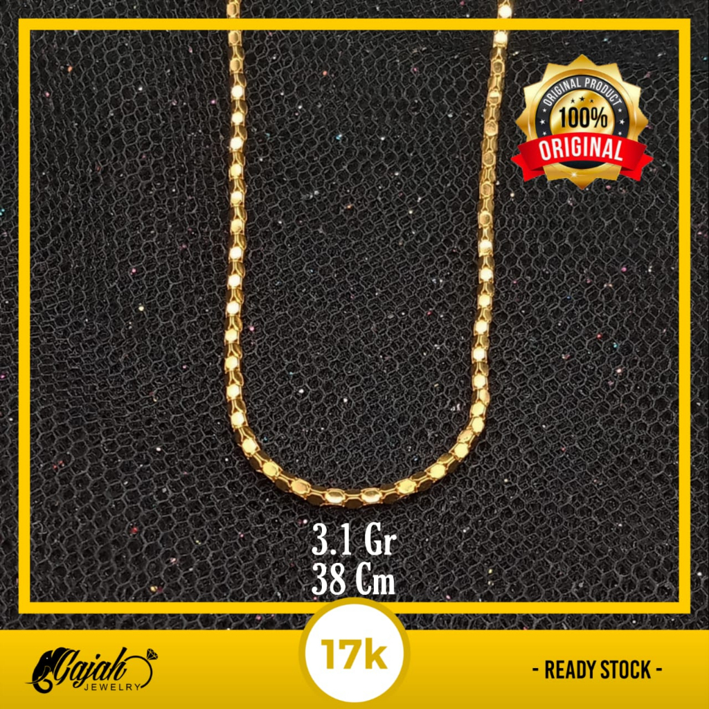 Kalung Emas 17K - 3.1 Gr Kadar 750 - 4940