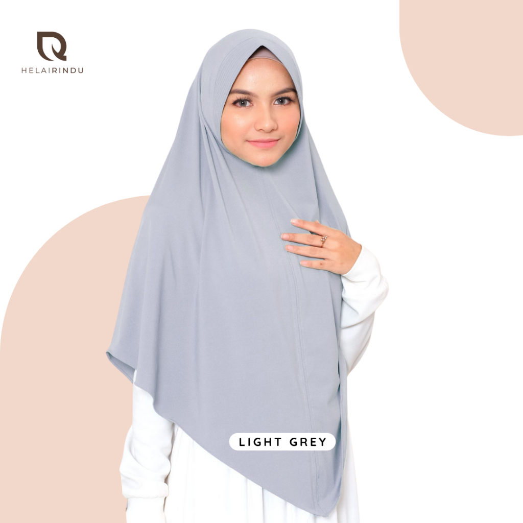 𝐇𝐄𝐋𝐀𝐈𝐑𝐈𝐍𝐃𝐔 - Kerudung Sport Hijab Instan Jersey Dara