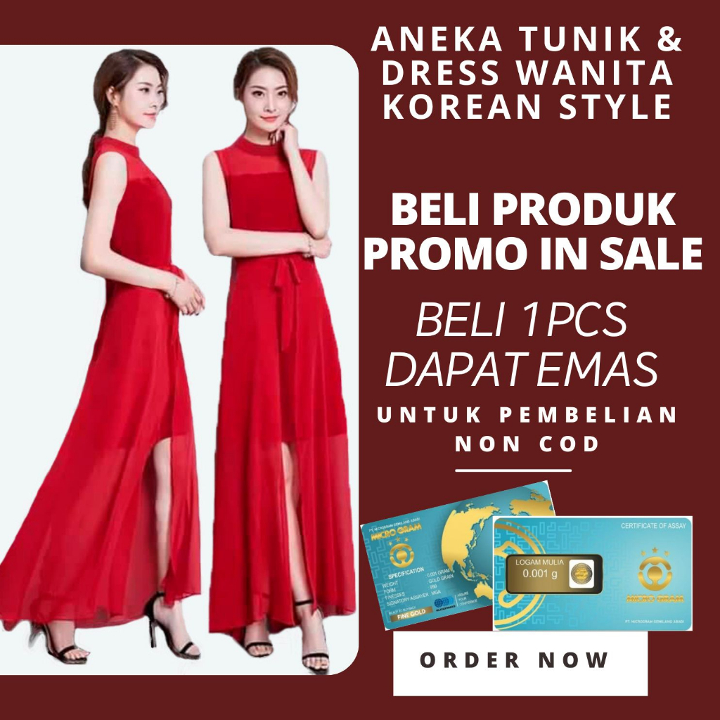 PROMO Sale Aneka Tunik dan Dress Wanita Gaya Korea - JCCollections