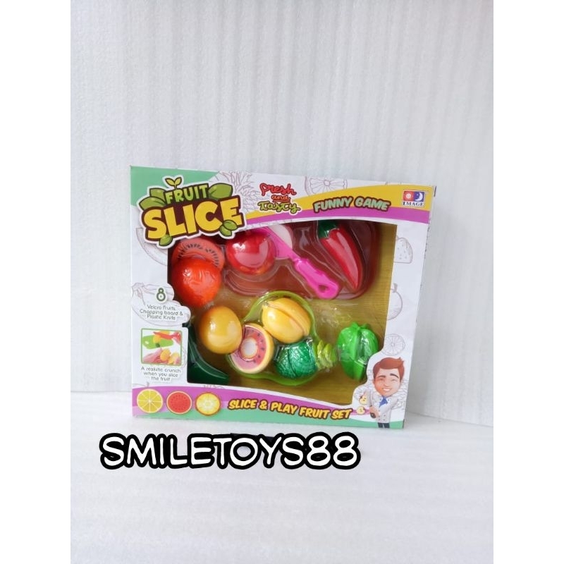 Maiman anak fruit slice fresh and tasty/mainan anak edukasi