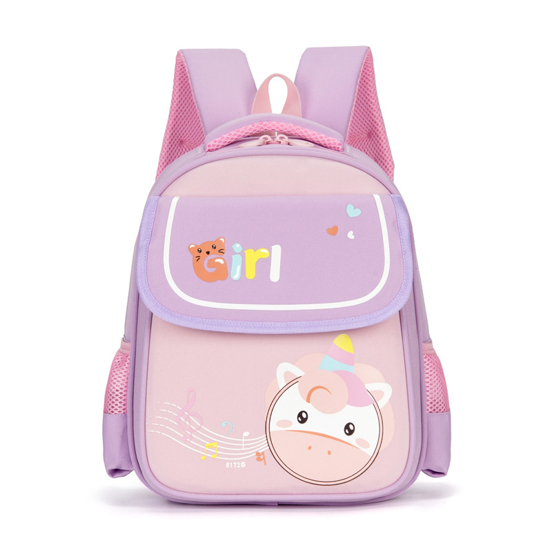 122 IMPORT Tas Sekolah Anak TK / PAUD Karakter Unicorn Ikan Super Ringan Tas Ransel Anak Laki Laki Perempuan