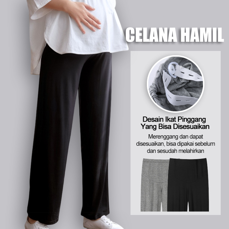 celana ibu hamil  jumbo muat bb 60-120KG celana wanita hamil celana baju hamil kekinian Nyaman Halus Elastis 903