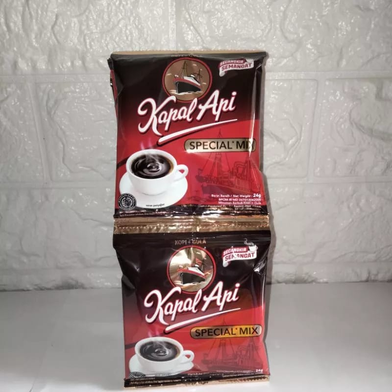 ARJUNA KOPI KAPAL API / KOPI INSTAN / KOPI KAPAL API SACHET 60gram isi 10 sachet