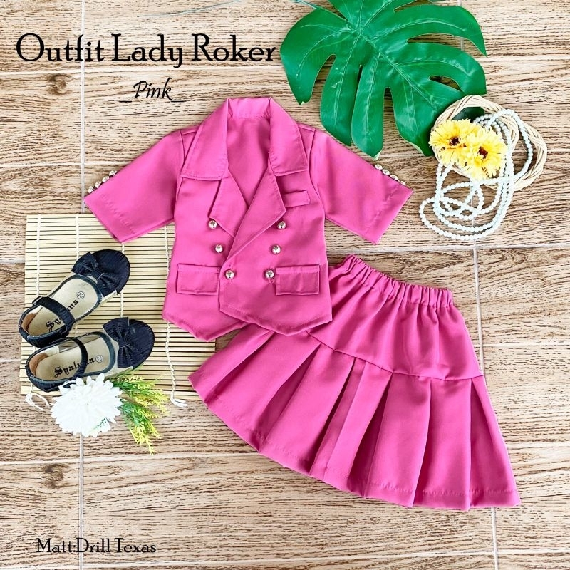 Kostum Anak Perempuan Model Outfit Lady Roker