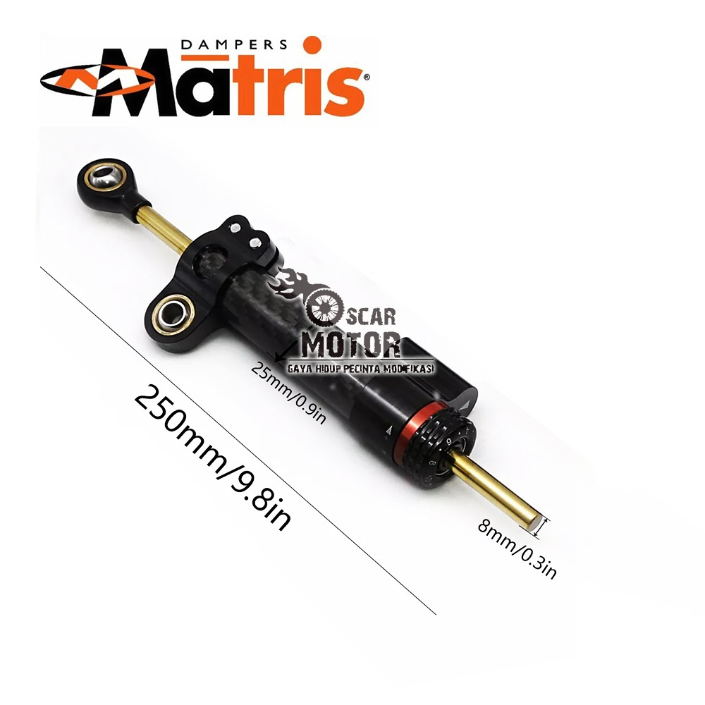 Steering Stabilizer Matris 16 Klik Fungsi Dumper Matris Original Universal