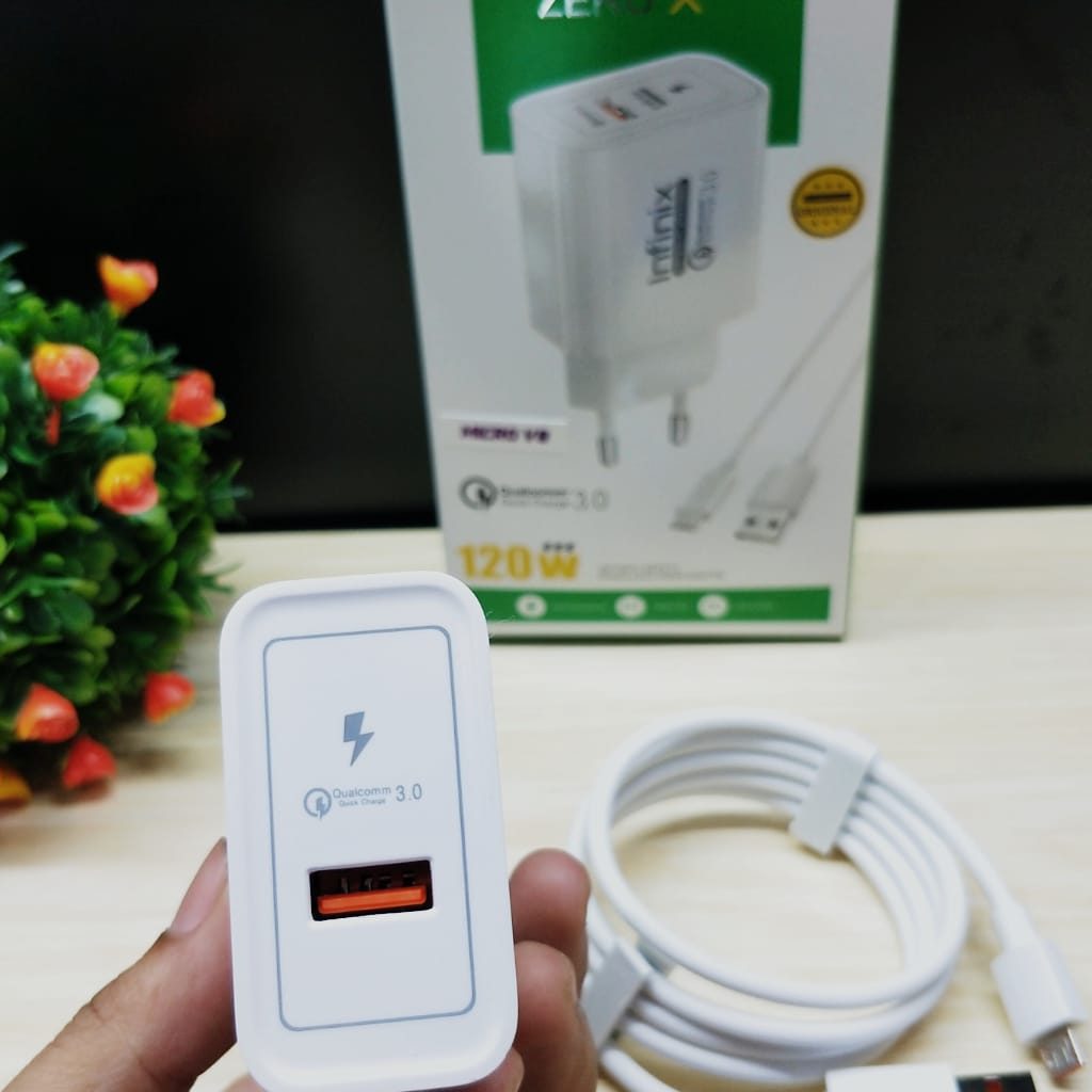 TC 120W Ori 100% Infinix Zero X Pro fast charging BY SMOLL