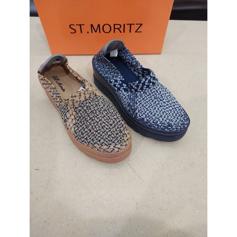 sepatu rajut wedges ringan St. moritz