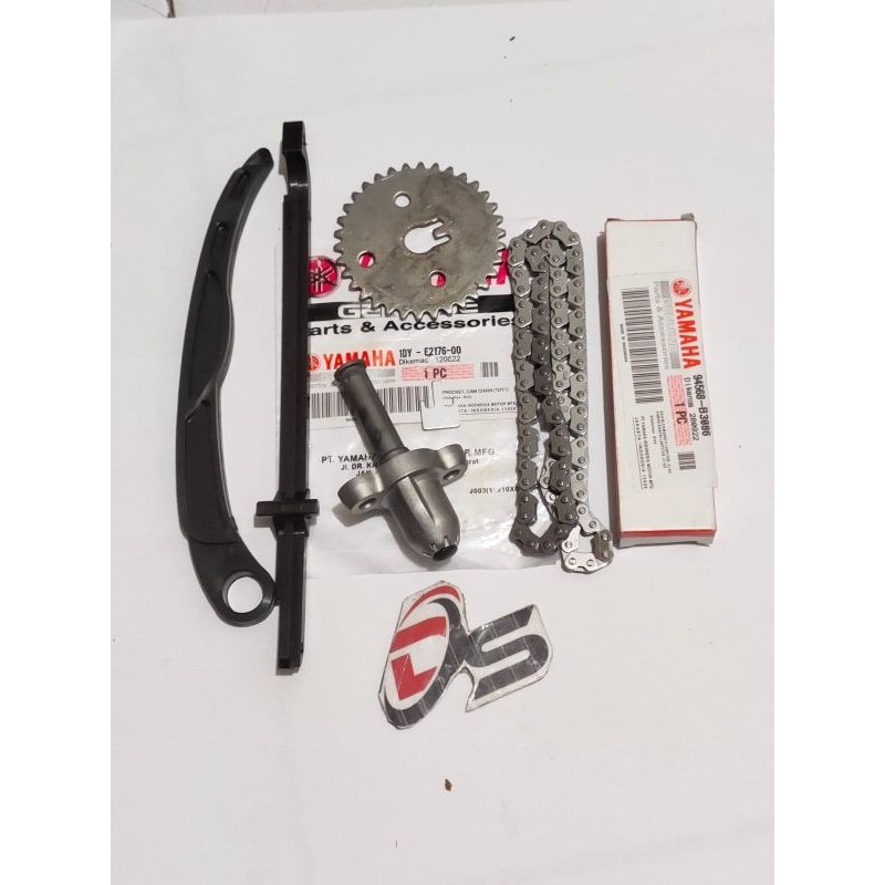 GIGI SENTRIK SET RANTAI KETENG TONJOKAN KETENG+TENSIONER JUPITER Z1 KODE(1DY)