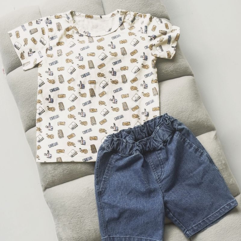 LITTLE PALMERHAUS LITTLE WEAR PRINTED TEE - ATASAN ANAK - KAOS LITTLE PALMERHAUS