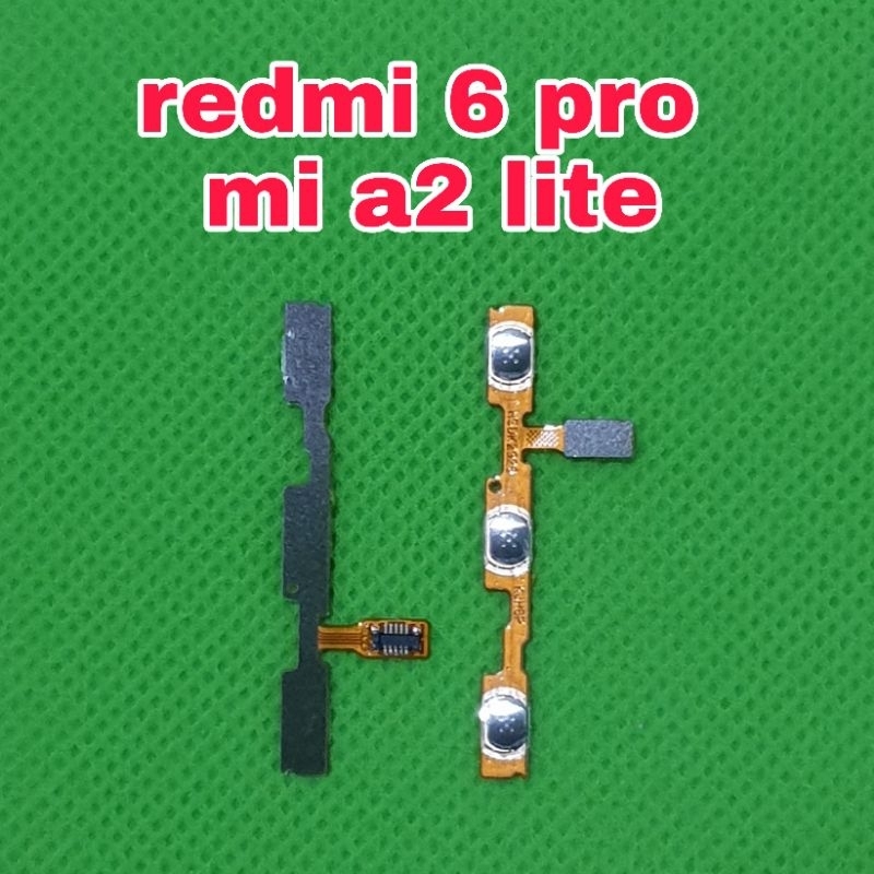 flexible flex on off power volume xiaomi redmi 6 pro / mi a2 lite