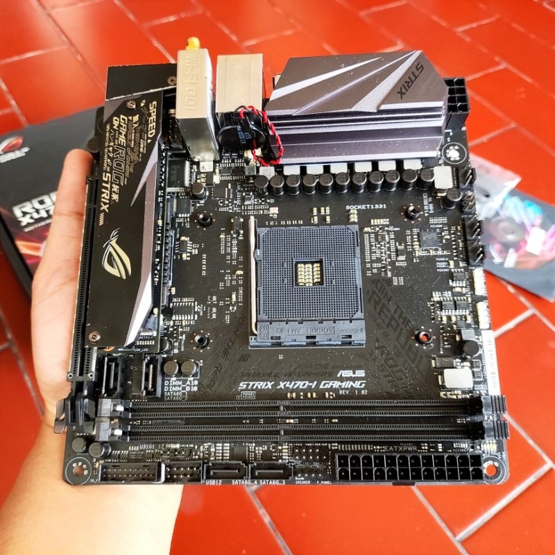 Asus ROG X470i Strix Bukan B550i x570i B450i Mini ITX Socket AM4 AMD