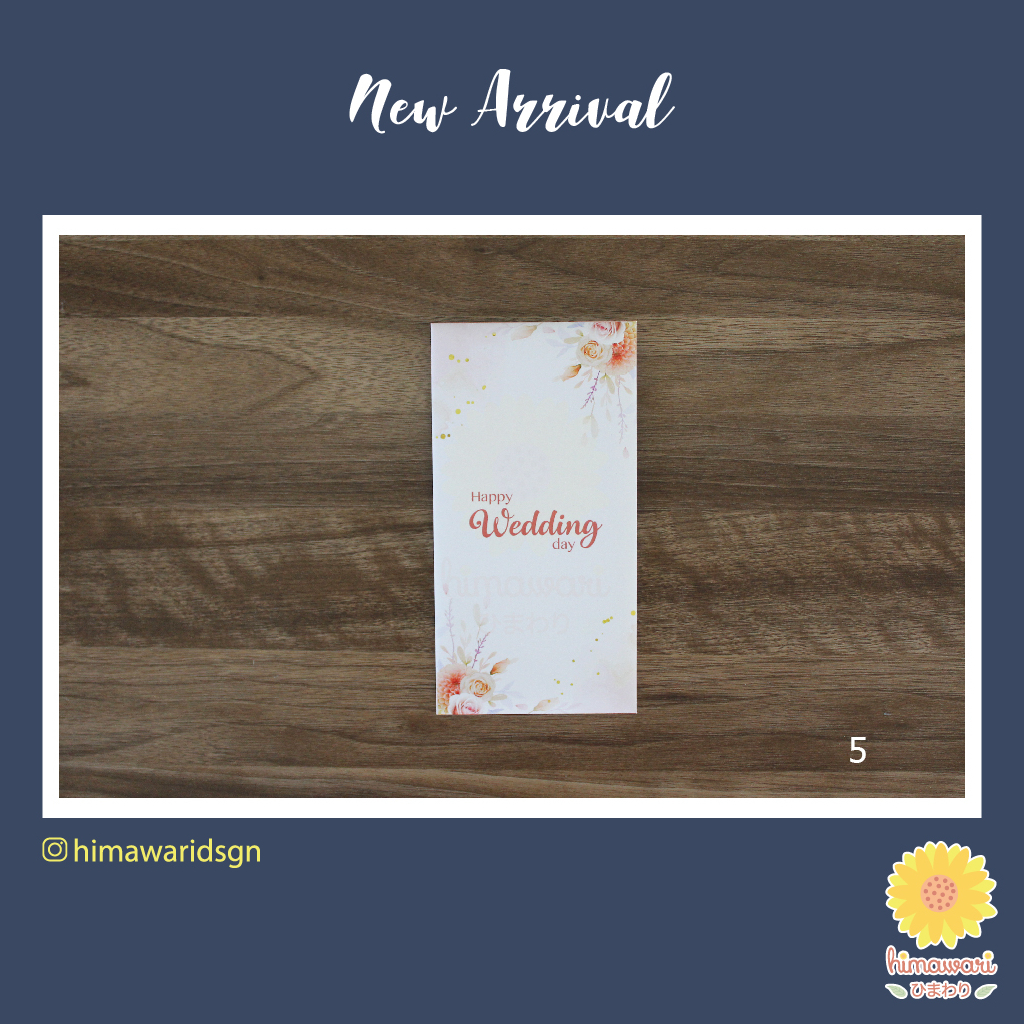 

Amplop Wedding ukuran besar - Motif 5