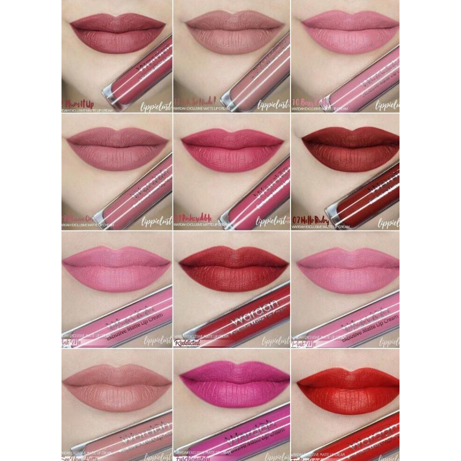 (DISCOND TERBESAR) Wardah Lip Cream Exclusive Matte Cair Lipcream