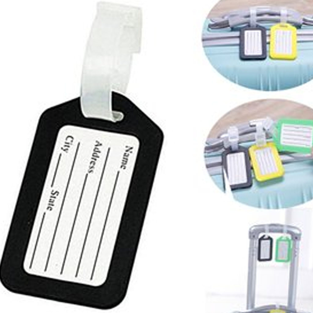 Luggage Name Tag Koper Gantungan Kartu Nama Tanda Pengenal Label Tas Koper Backpack Baggage Tag Luggage Tag