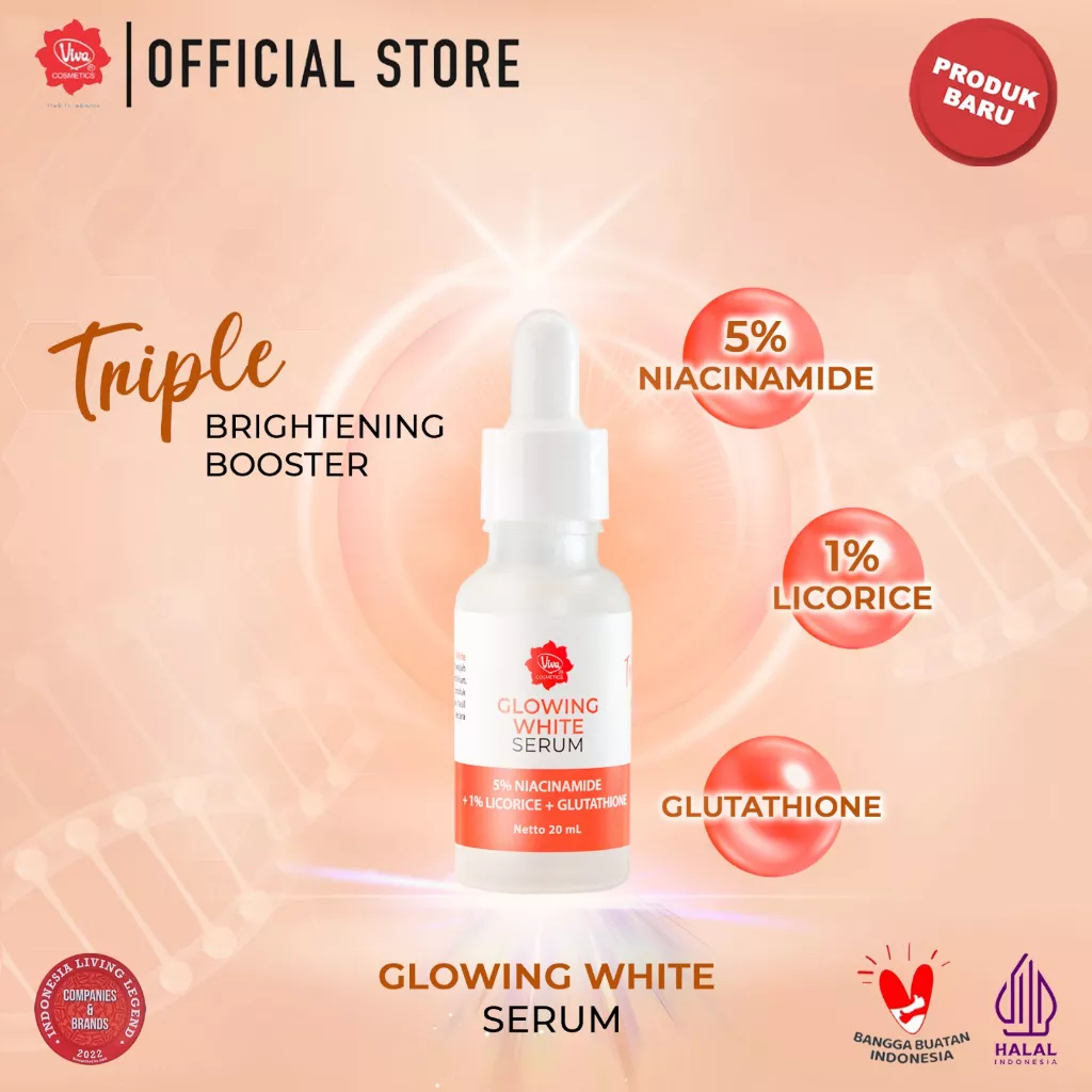 ❤ MEMEY ❤ VIVA Cosmetics Face Serum Series | Glowing White | Peeling | Anti Aging