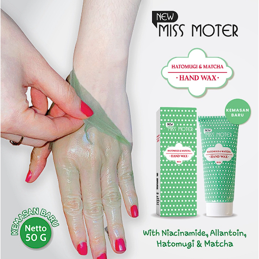 MISS MOTER MATCHA HATOMUGI / MILK HAND WAX GREEN TEA BPOM ORIGINAL